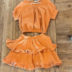 Devotion TWINS Orange Kids Matching Set